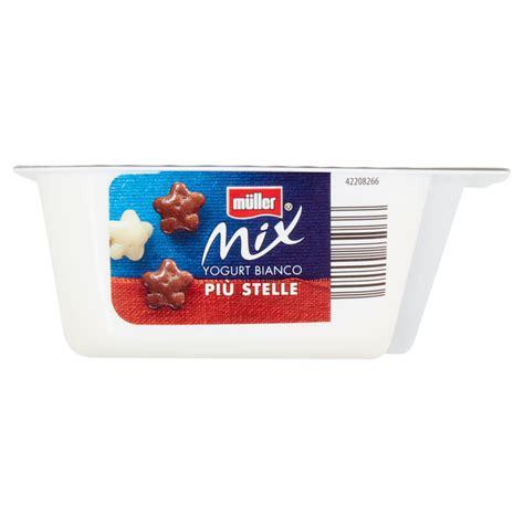 müller Mix Yogurt Bianco Più Stelle al Cioccolato 150 g NonPesa it