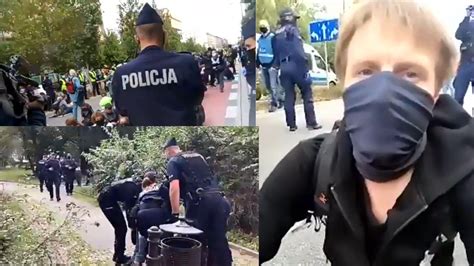 Warszawa Protestuj Cy Zablokowali Centrum Miasta Interweniuje Policja