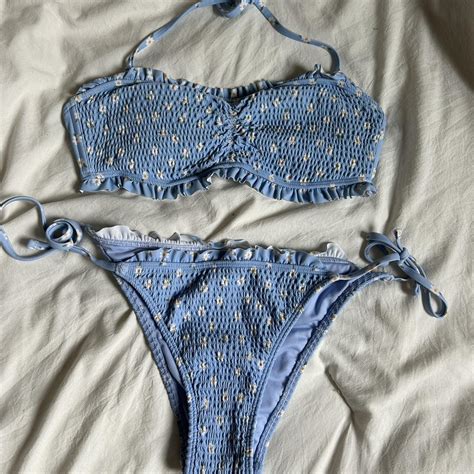 Hollister Bikini Top Small Bottom Xs No Depop