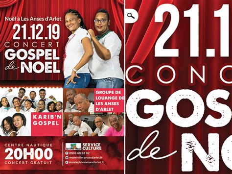 christmas gospel concert Flyer by n2n44 on Dribbble