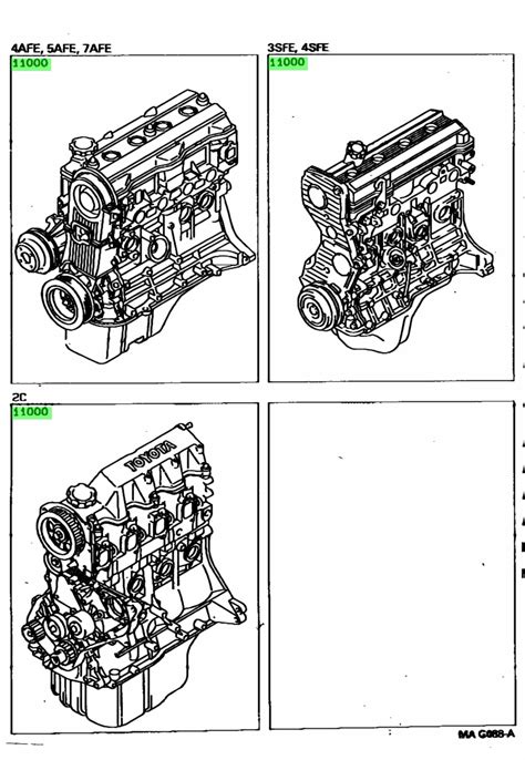 Buy Genuine Toyota Engine Assy Partial For