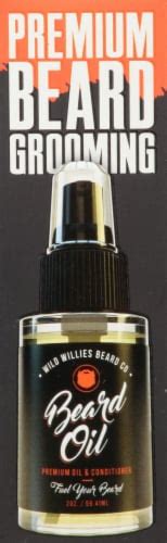 Wild Willies Beard Co Beard Oil 2 Oz Kroger