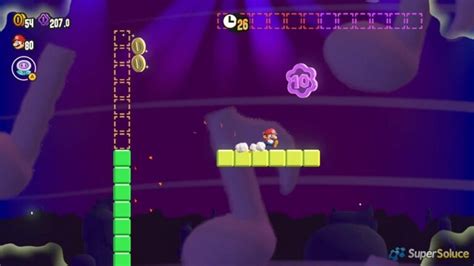 Super Mario Bros Wonder Guide Fluff Puff Peaks Special Climb To The