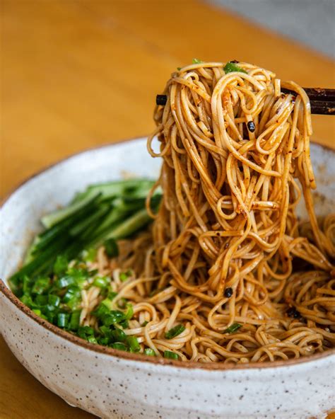 Spicy Sichuan Style Cold Noodles