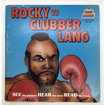 Rocky vs Clubber Lang - Read and Hear Book with 33 1/3 Vinyl Record ...