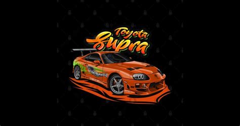 Supra MK4 Graffiti (Orange) by jiooji-project | Toyota supra mk4, Supra ...