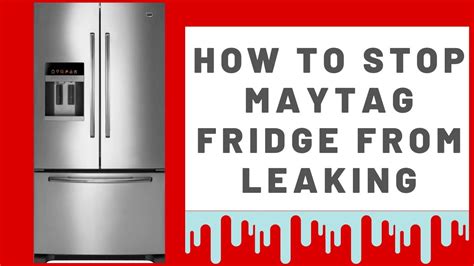 How To Fix Ice Build Up In Maytag Refrigerator Stop Freezer From