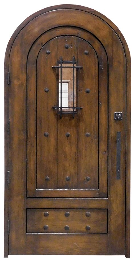 Door With Peep Window La Puerta Originals Arched Entry With Grilled