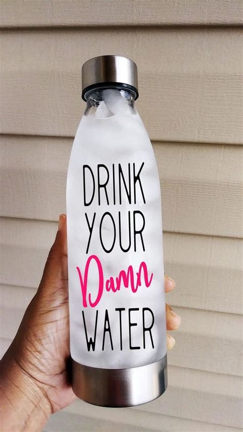 Pin By Melody Eastman On Cricut Diy Water Bottle Custom Water