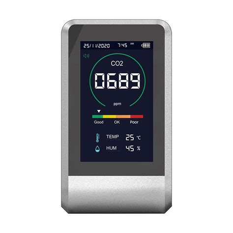 Digital Co2 Sensor Ppm Meters Co2 Meter Mini Carbon Dioxide Detector Gas Analyzer Air Quality