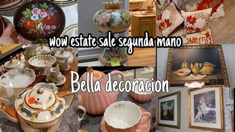 acompañame a ESTATE SALE RECORRIDO SEGUNDA MANO YouTube