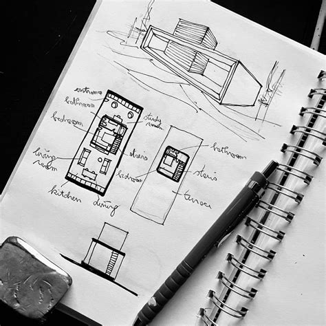 No.25 One architecture sketch a day #modern design #architecture # ...