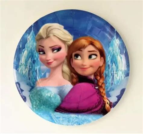 DISNEY Pan India FROZEN Cartoon Character Party Paper Plates Paper GSM