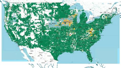 Sprint Coverage Map Of Us United States Map