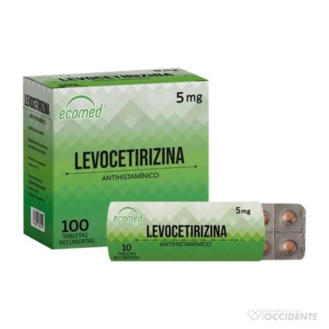 LEVOCETIRIZINA ECOMED TABLETAS 5MG X 10 CAJA 10 BLISTER Farmacias