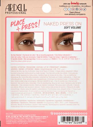 ARDELL Künstliche Wimpern Set Naked Press On Soft Volume 1 St