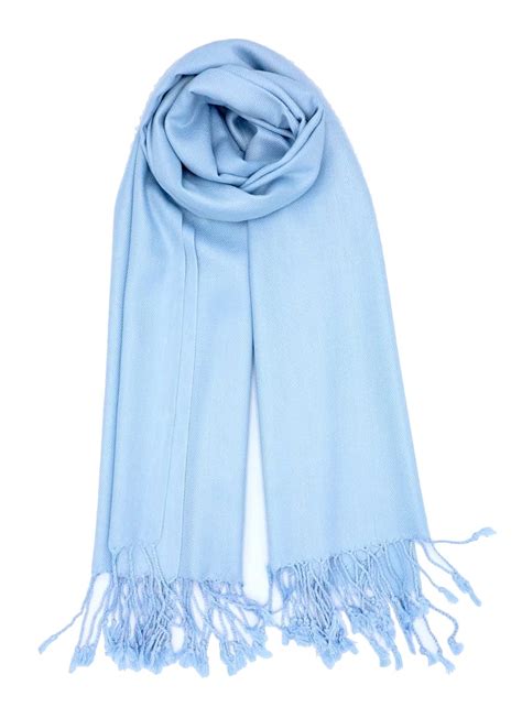 Baby Blue Pashmina Shawl Wrap Scarf Us Wholesale Scarves