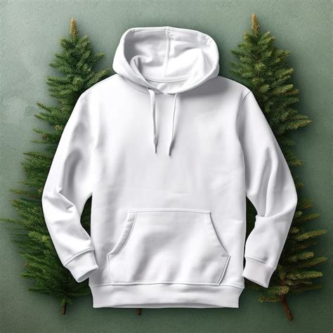 Premium AI Image | white hoodie mockup