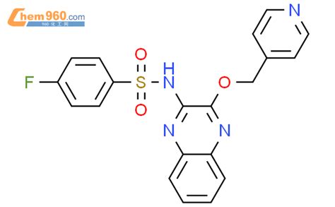 648884 29 1 Benzenesulfonamide 4 Fluoro N 3 4 Pyridinylmethoxy 2