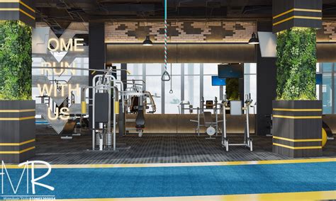 Modern gym design - Project - Evermotion