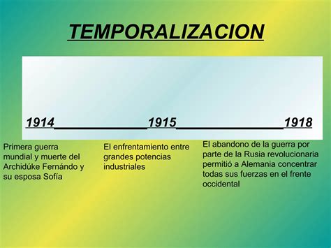 La Gran Primera Guerra Mundial Ppt