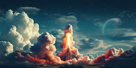 Spaceship Launch Stock Photos, Images and Backgrounds for Free Download