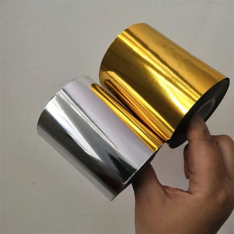 Rolls Lot Gold And Silver Color Hot Stamping Foil Metallic Foil Hot