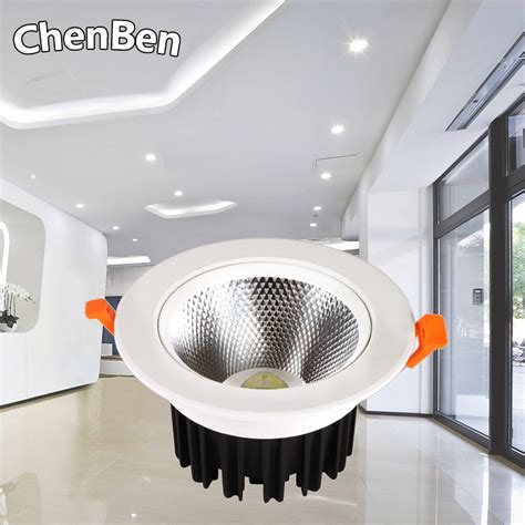 Super Bright LED Downlight 5 10 15 W Recesso Luzes De Teto COB Spot