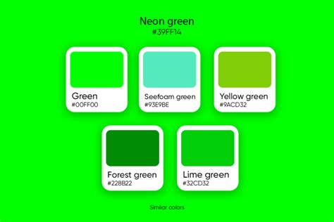 Neon Green Color: Codes, Meaning and Matching Colors - Picsart Blog