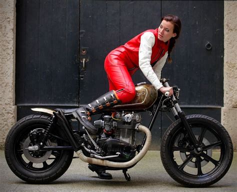 Cafe Racer Girl Cafe Racer Girl Biker Girl Motorcycle Girl