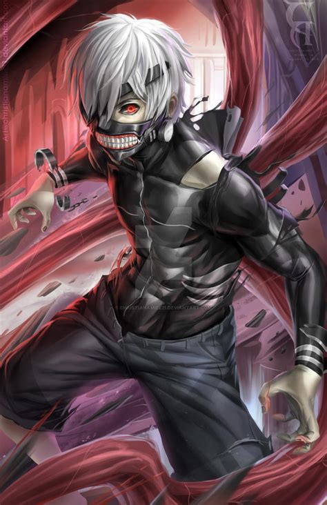 Kaneki Fanart By Christianamiel21 On Deviantart