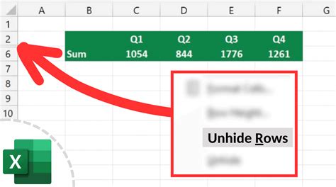 How To Unhide Rows In Excel Beginner S Guide Sheet Leveller