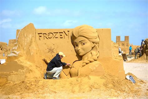 Disney Sand Sculptures