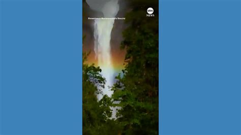 Lunar rainbows appear at Yosemite waterfall - Good Morning America