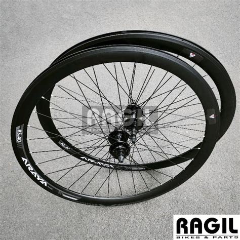 Jual WHEELSET SEPEDA 700C ARAYA KS40 700 C LUBANG 32 HOLE 32H DOUBLE