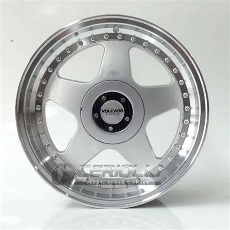 Rodas Volcano Euro Aro 17 4x100 Civic Gol 4 Rodas Jogo Parcelamento