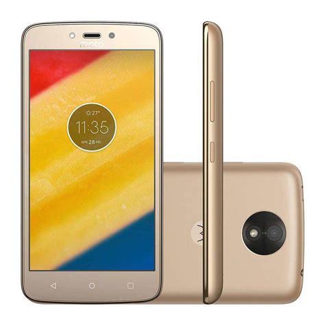 Smartphone Motorola Moto C Plus 16GB Tela 5 Polegadas Android Wi Fi 4G