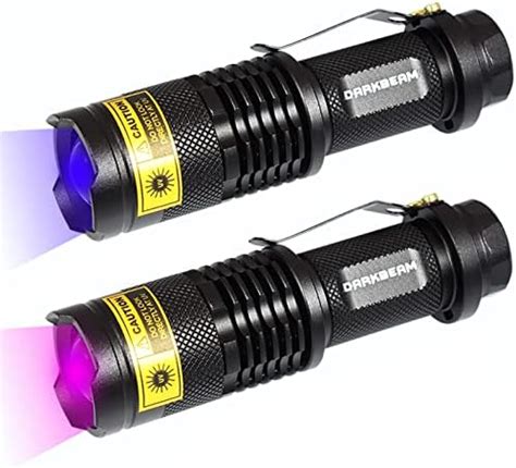 DARKBEAM Lampe Torche UV 365nm 395nm A100 UV LED Lampe De Poche