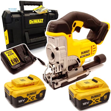 DeWALT DCS331P2 Wyrzynarka XR 400 W 18V ZESTAW 2x 5AH DCS331N XJ