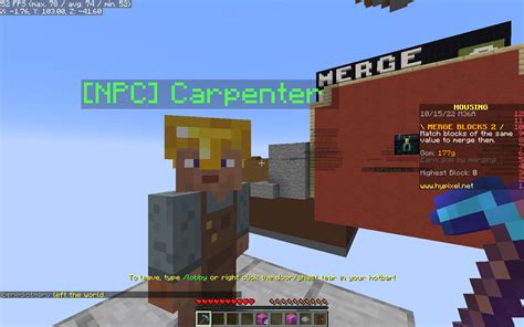 HELP NEEDED Find Carpenter In Every House You Can Page 2 Hypixel