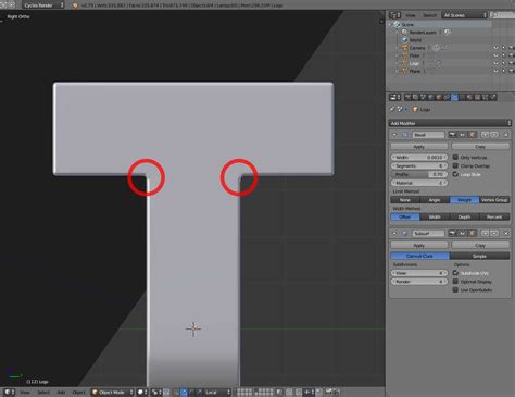 Bevel How To Fix Beveled Intersections Corners Inner Edges Blender