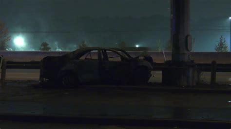 Houston Traffic Police Say 21 Year Old Driver Killed In Fiery Crash On I 69 Eastex Freeway At