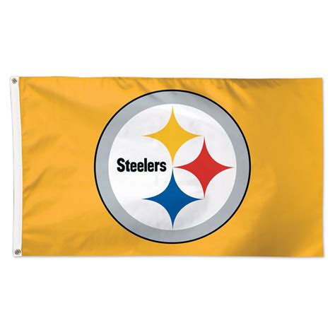 Steeler Logo 3x5 Gold - The Flag Factory