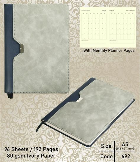 PU Leather Cover Perfect Bound A5 Size Notebook At Rs 197 Piece In