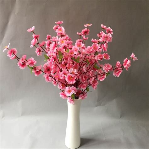 Jual Sakura Artificial Flower 3 Cabang Bunga Cherry Blossom Plastik