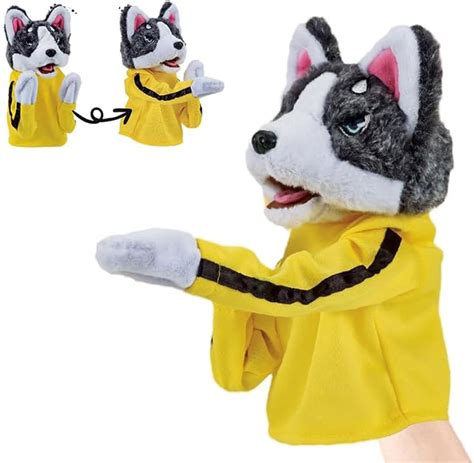 Kung Fu Animal Toy Husky Guantes Muñeca Juego Para Niñosmarionetas De