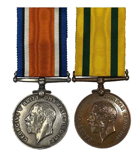 A 1914 1920 British War Medal And Territorial War Medal 1914 1918 To