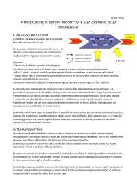 2 0 Introduzione Dei Sistemi Produttivi E Alla Gestione Della