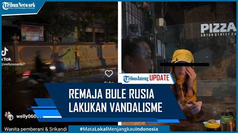 Viral Remaja Bule Rusia Lakukan Vandalisme Ngaku Korban Pengeroyokan