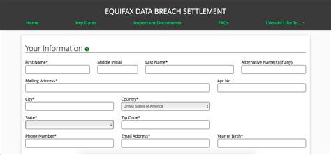 How To Fill Out Equifax Data Breach Settlement